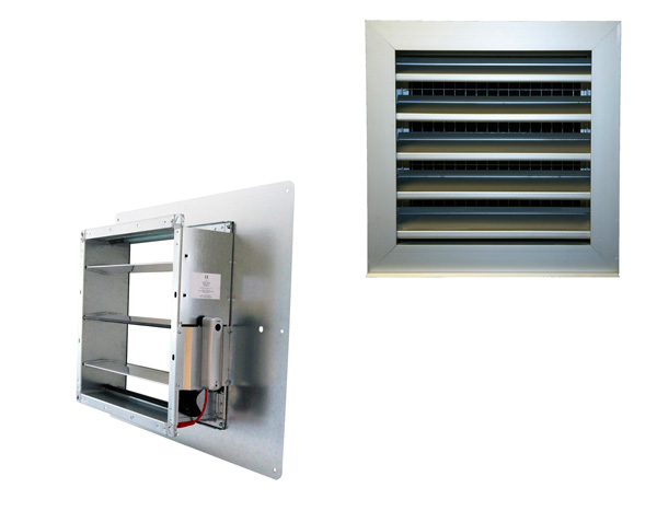 JK-180 HV-dB-ALAS – Ventilation flap with weather protection grille
