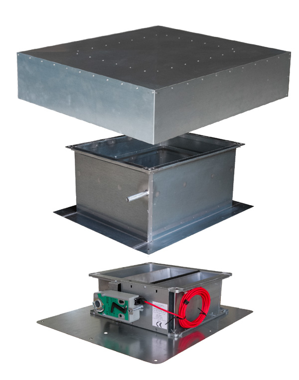 JK-180 HVC – Roof vent with spring return motor