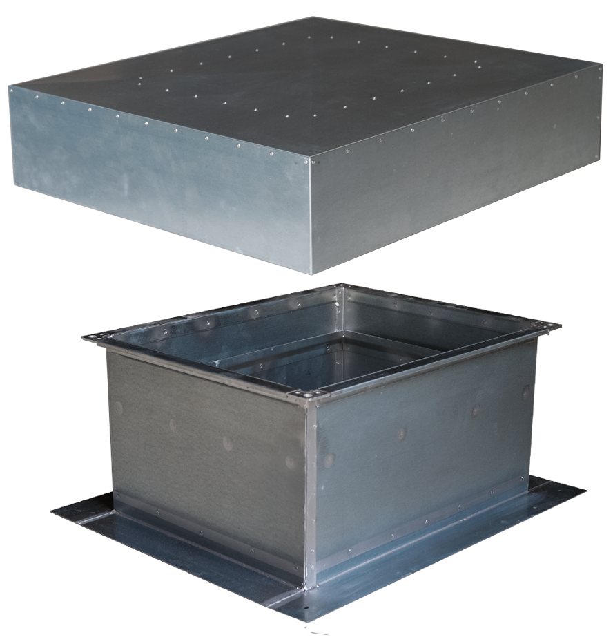 HVC-S – Roof vent hood made of galvanised steel