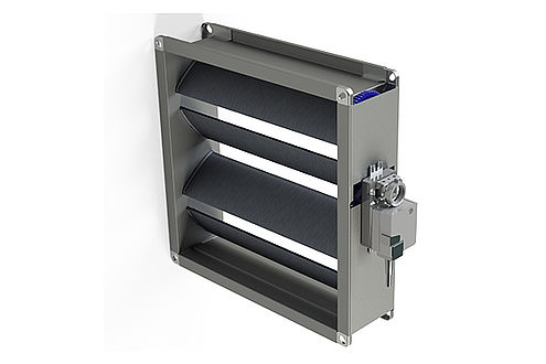 NK-SL – Ventilation flap with spring return motor