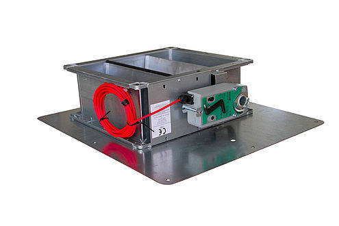 JK-180 – Ventilation flap with spring return motor